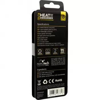 Accura Heat Absorber 9.2X Γκρι Σετ 2 g Θερμοαγώγιμη Πάστα