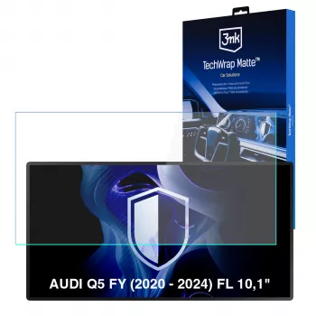 3MK PROTECTION TechWrap ματ μεμβράνη προστασίας οθόνης για Audi Q5 FY (2020-2024) 10,1 inch κεντρική οθόνη