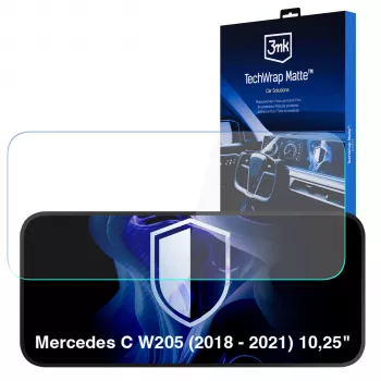 3MK PROTECTION TechWrap ματ μεμβράνη προστασίας οθόνης για Mercedes-Benz C-Klasse W205 (2018-2021) 10,25 inch κεντρική οθόνη