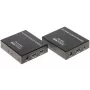 HDMI + USB KVM Extender μέσω IP, 4K@30Hz, 120m, PoE, IR, μέταλλο