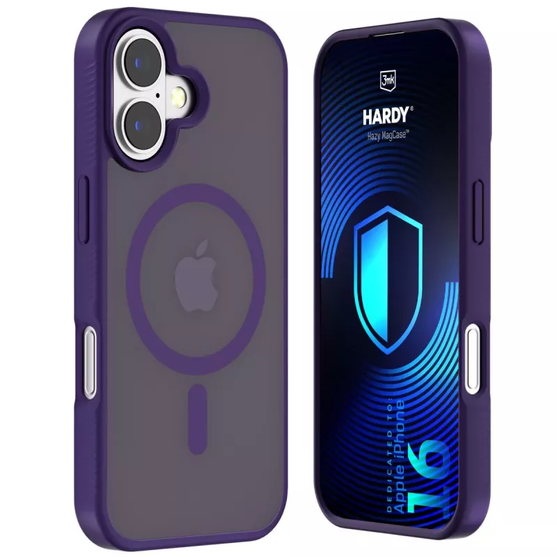 3MK PROTECTION Apple iPhone 16 Hardy Hazy MagCase μωβ