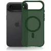 3MK Smoke MagCase για Apple iPhone Air - Πράσινη διαφανής θήκη πλάτης MagSafe