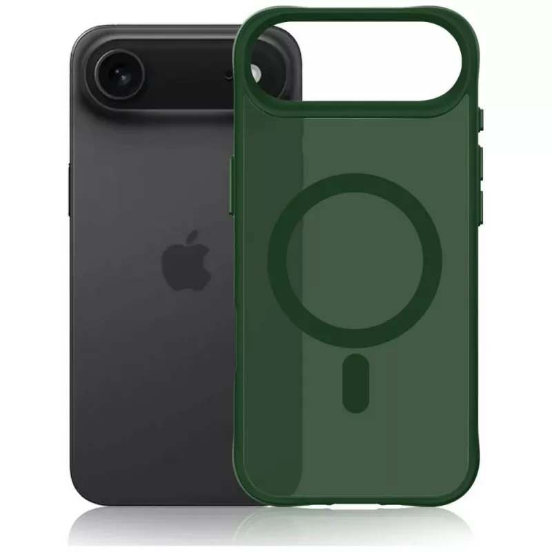3MK Smoke MagCase για Apple iPhone Air - Πράσινη διαφανής θήκη πλάτης MagSafe