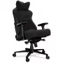 YUMISU 2053 Καρέκλα Gaming, Ύφασμα, Μαύρη (Y-2053-BB-M)