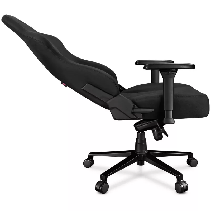 YUMISU 2053 Καρέκλα Gaming, Ύφασμα, Μαύρη (Y-2053-BB-M)