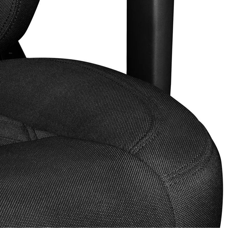 YUMISU 2053 Καρέκλα Gaming, Ύφασμα, Μαύρη (Y-2053-BB-M)