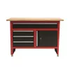 AWTOOLS Πάγκος Εργασίας με 4 Συρτάρια 120x60x85 cm Γκρι/Μπλε