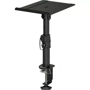 MOZOS MSK10 Βάση Στούντιο Monitor Ζεύγος – Ρυθμιζόμενες Βάσεις Ηχείων από Χάλυβα με Αποσβεστικά Pads, Ακίδες Δαπέδου & Διαχείριση Καλωδίων, 800–1300 mm, Φόρτιση 20 kg ανά Βάση, Μαύρο