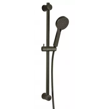 FERRO Rillo Σετ Ντους Χειρός 3 Δέσμων Gun Metal N365GM