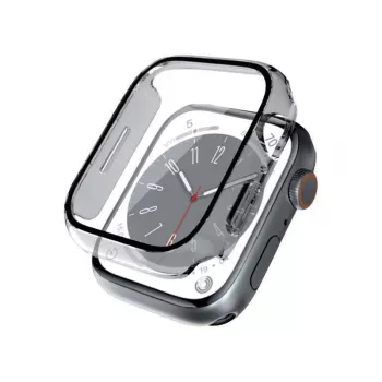 CRONG Hybrid θήκη ρολογιού με σκληρυμένο γυαλί για Apple Watch 44mm - Διάφανο