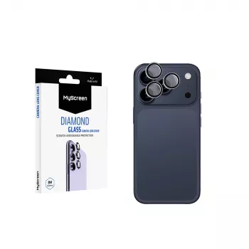 MyScreen Diamond Glass προστασία φακού κάμερας για Apple iPhone 17 Pro - Ultra διαφανές γυαλί 9H, ανθεκτικό στις γρατσουνιές, εύκολη τοποθέτηση