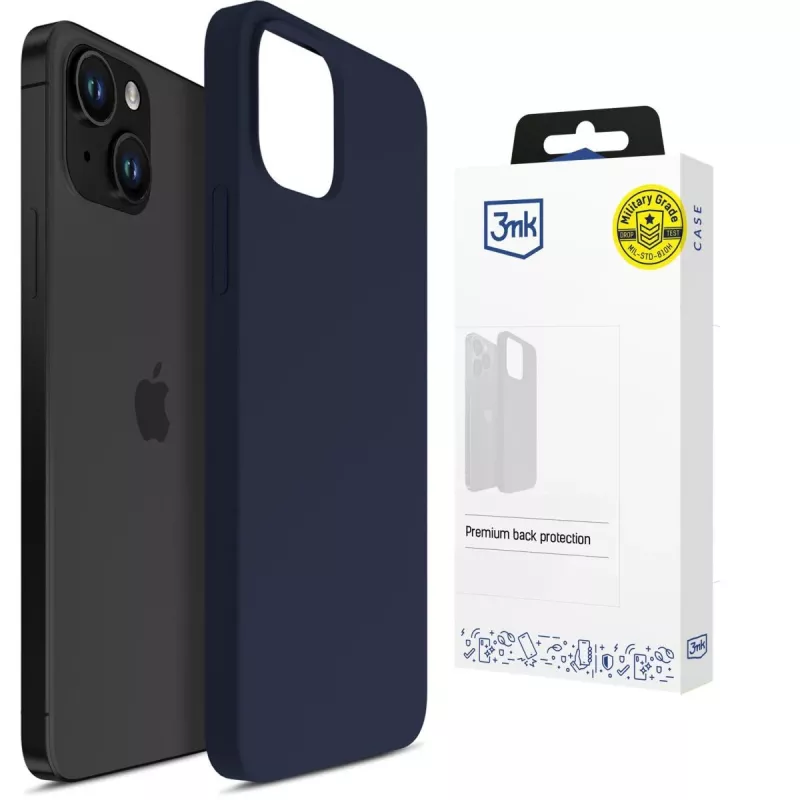 3MK PROTECTION Apple iPhone 15 - 3mk Hardy Mellow θήκη σκούρο μπλε