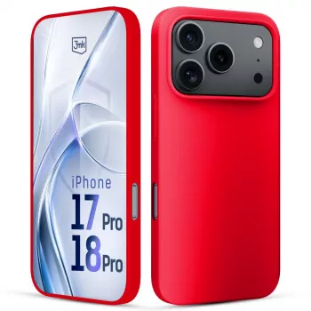 3mk Hardy Mellow θήκη για Apple iPhone 17 Pro / 18 Pro κόκκινο
