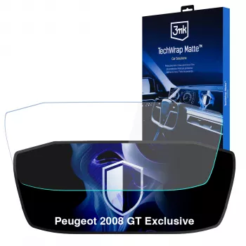 3MK PROTECTION TechWrap ματ μεμβράνη προστασίας για τον πίνακα οργάνων του Peugeot 2008 GT Exclusive