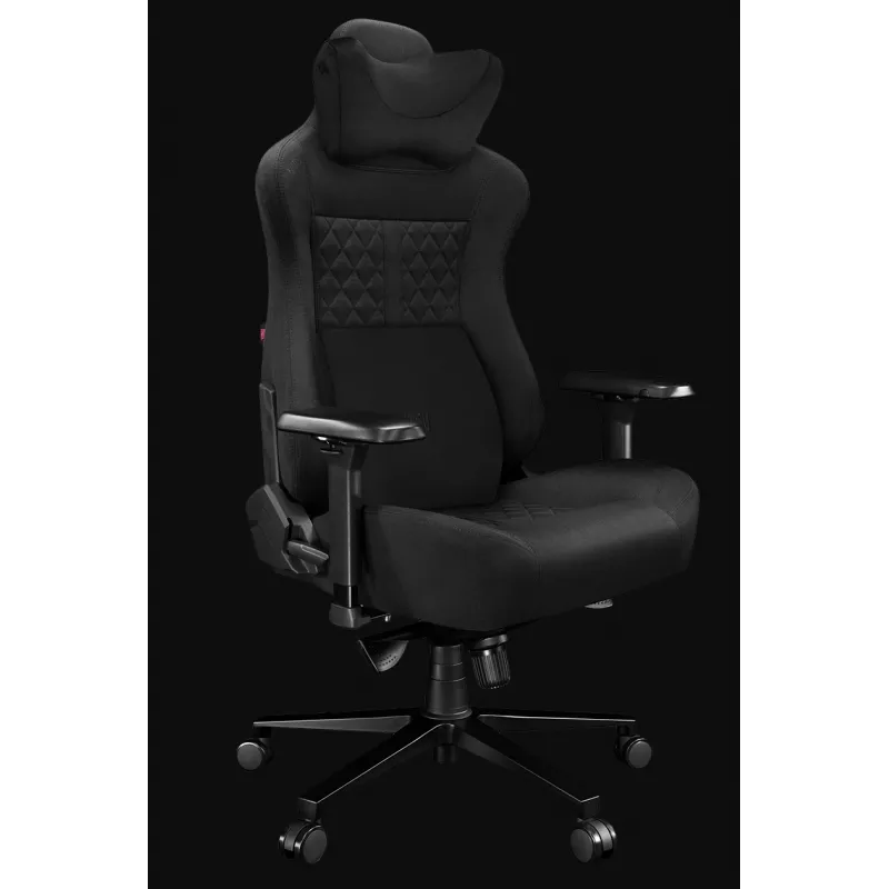 YUMISU 2052 Καρέκλα gaming, ύφασμα, μαύρο (Y-2052-GB-M)