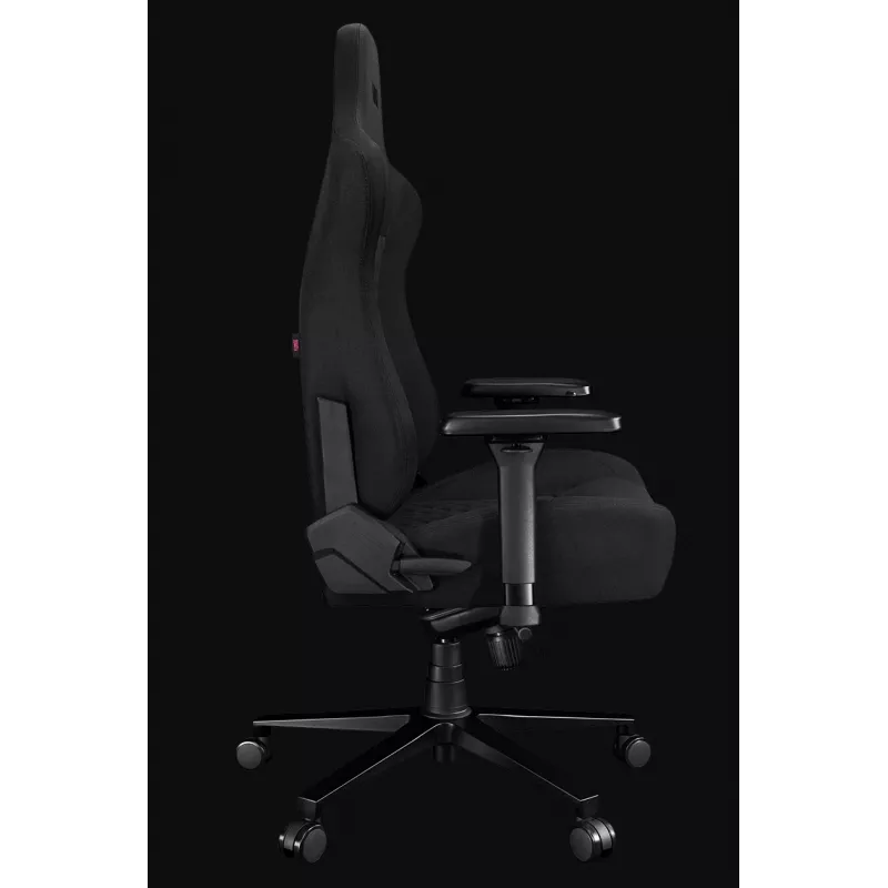 YUMISU 2052 Καρέκλα gaming, ύφασμα, μαύρο (Y-2052-GB-M)