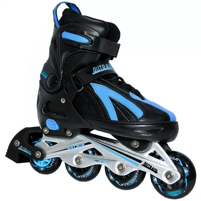 Outrace Volt Blue Inline Σκέιτ ρυθμιζόμενα EU 40-43 μαύρο/μπλε