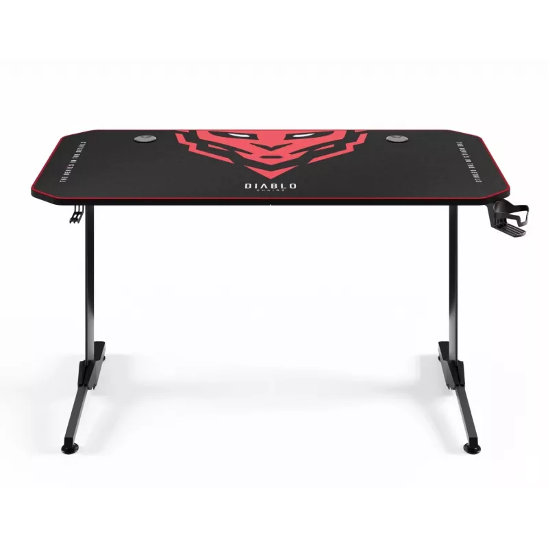 Diablo X-Mate 1400 Γραφείο gaming 140 cm x 60 cm μαύρο