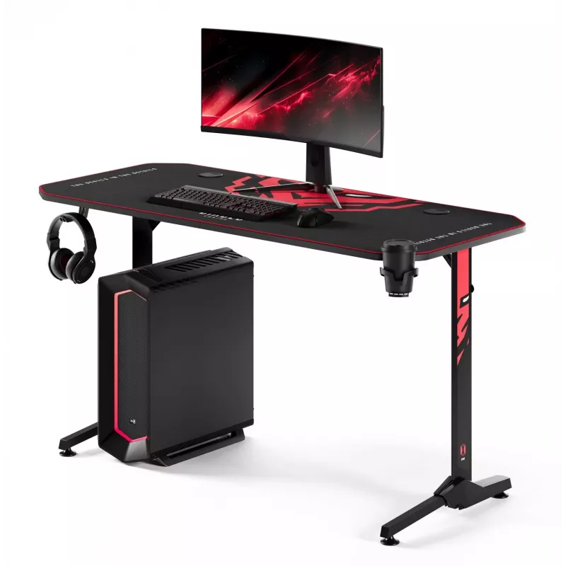 Diablo X-Mate 1400 Γραφείο gaming 140 cm x 60 cm μαύρο