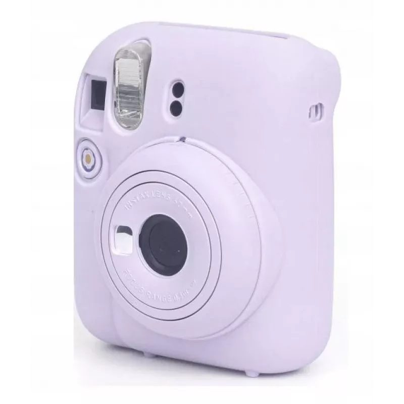 LOVEINSTANT θήκη σιλικόνης για Fujifilm Instax Mini 12 – μωβ