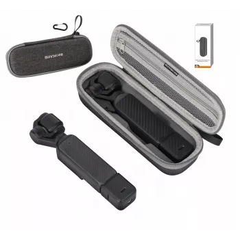 SUNNYLIFE σκληρή βαλίτσα με καραμπίνερ για DJI Osmo Pocket 4 / 3 - γκρι