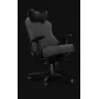 Yumisu 2054 υφασμάτινη καρέκλα gaming γκρι/μαύρο, 150 kg, υποβραχιόνια 2D, ανακλινόμενη 90-150°