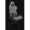 YUMISU 2050 καρέκλα γραφείου, ύφασμα, Cloud/Black (Y-2050-LB-M)