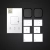 Tech-Protect Glass Flex+ Μεμβράνη προστασίας οθόνης για Apple Watch 42mm (συσκευασία 2 τεμ., μαύρο)