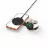 TECH-PROTECT A55 2 σε 1 Μαγνητικός φορτιστής MagSafe 25W Qi2.2 Μαύρο