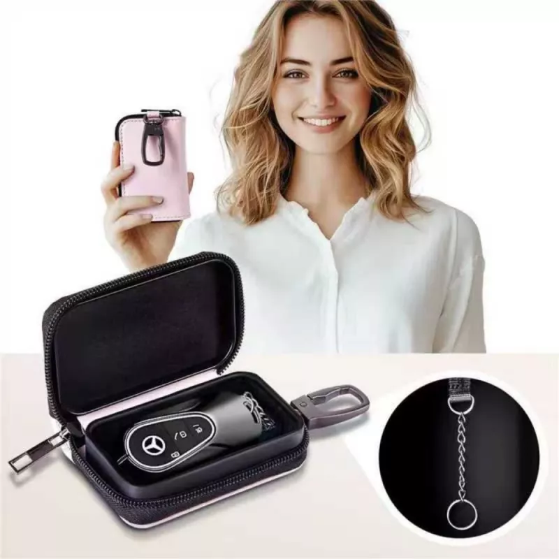 Tech-Protect KLR300 Θήκη Faraday Keyless RFID αποκλεισμού σήματος Ροζ