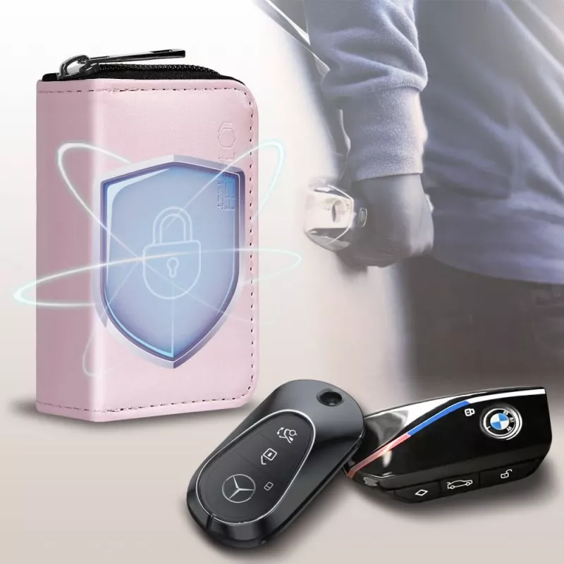 Tech-Protect KLR300 Θήκη Faraday Keyless RFID αποκλεισμού σήματος Ροζ