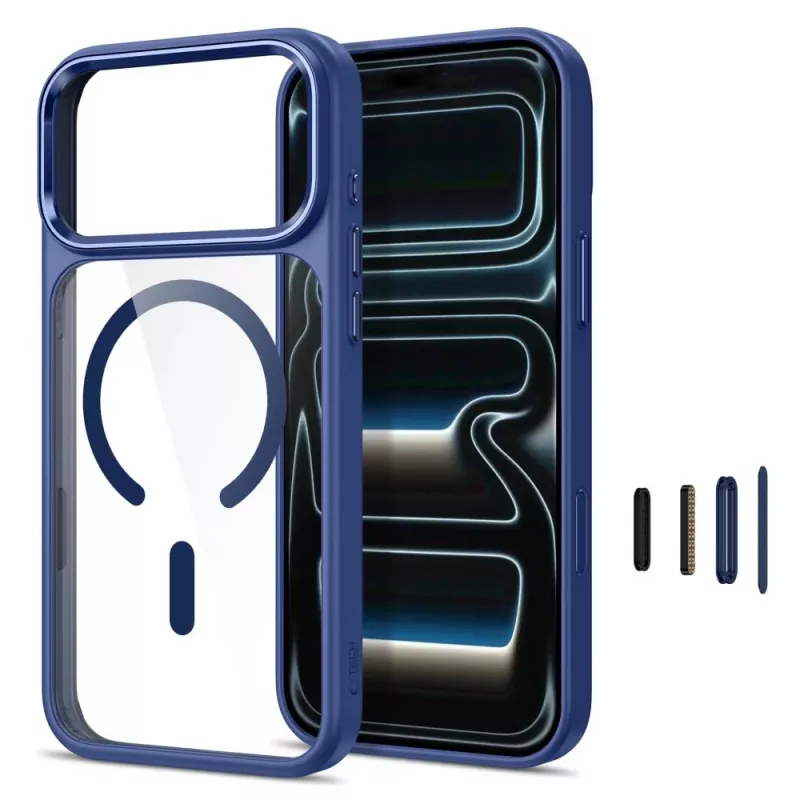 Tech-Protect Magmat MagSafe Διάφανη θήκη για iPhone 17 Pro Max / 18 Pro Max - Deep Blue