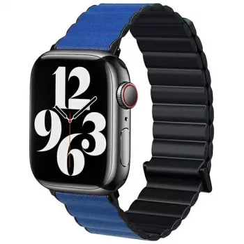 Beline Magnetic Pro Βραχιόλι για Apple Watch 38/40/41mm μαύρο/μπλε