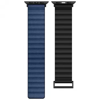 Beline Magnetic Pro Βραχιόλι για Apple Watch 38/40/41mm μαύρο/μπλε
