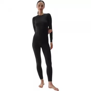 Θερμοενεργό γυναικείο μπλουζάκι 4F F176 Deep Black Allover μέγεθος M/L