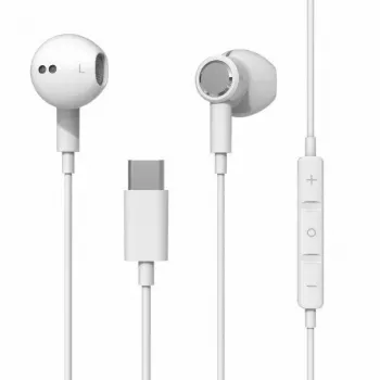 Beline USB-C In-Ear Ακουστικά με Μικρόφωνο και Τηλεχειριστήριο, Λευκό