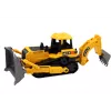 LEAN TOYS Ερπυστριοφόρος Εκσκαφέας Όχημα Κατασκευής με 2 Φτυάρια Κίτρινο