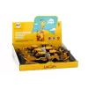 LEAN TOYS Ερπυστριοφόρος Εκσκαφέας Όχημα Κατασκευής με 2 Φτυάρια Κίτρινο