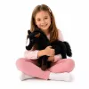 LEAN TOYS Πλουσένιο Άλογο Λούτρινο Μασκότ Μαύρο 40cm x 37cm
