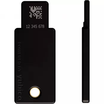 YubiKey 5 NFC Κλειδί Ασφαλείας 2 τεμ. (Μαύρο/Χρυσό, USB-A & NFC)