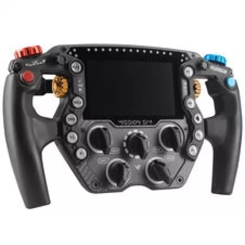 VPG Sim Mission Sim Racing Τιμόνι, Οθόνη Αφής 5 ιντσών, ARGB, 290mm - Μαύρο