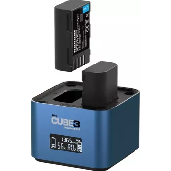 Hähnel ProCube 3 Twin φορτιστής για φωτογραφικές μηχανές Panasonic (1000 577.4)