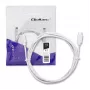 Qoltec USB 2.0 Type-C αρσενικό σε Type-C αρσενικό καλώδιο 2m Λευκό