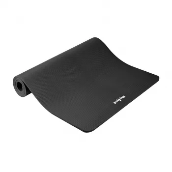 REBEL ACTIVE Στρώμα γυμναστικής NBR 190x100x1,5 cm Μαύρο - Yoga, Pilates, Fitness