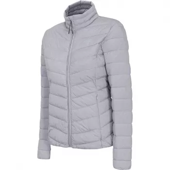 4F Γυναικείο αθλητικό μπουφάν Cool Light Gray Melange H4L21 KUDP003 27M S