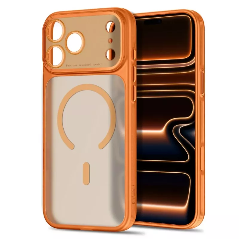 TECH-PROTECT MagPrime MagSafe CC iPhone 17 Pro / 18 Pro Ματ Cosmic Orange