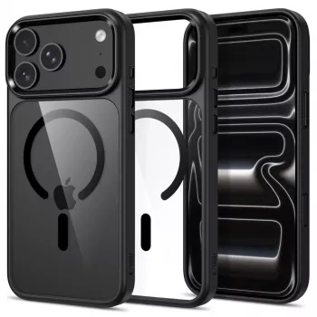 Tech-Protect Magmat MagSafe Διάφανη θήκη για iPhone 17 Pro Max / 18 Pro Max - Μαύρο
