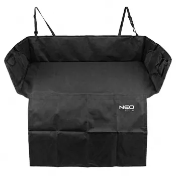 NEO TOOLS 11-474 Καθολικό προστατευτικό πατάρι χώρου αποσκευών για αυτοκίνητα, SUV και station wagon, αδιάβροχο, ανθεκτικό σε βρωμιά και γρατσουνιές, Μαύρο, 145 x 120 cm