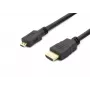 Accura Καλώδιο HDMI σε Micro-HDMI 1,8m 4K High-Speed με Ethernet Μαύρο