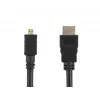 Accura Καλώδιο HDMI σε Micro-HDMI 1,8m 4K High-Speed με Ethernet Μαύρο